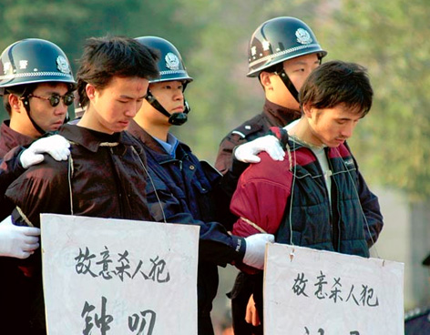 pena de muerte en china