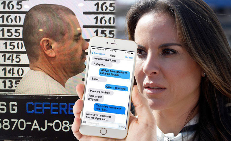 La candidez de Kate del Castillo conquistó al capo - Eje21
