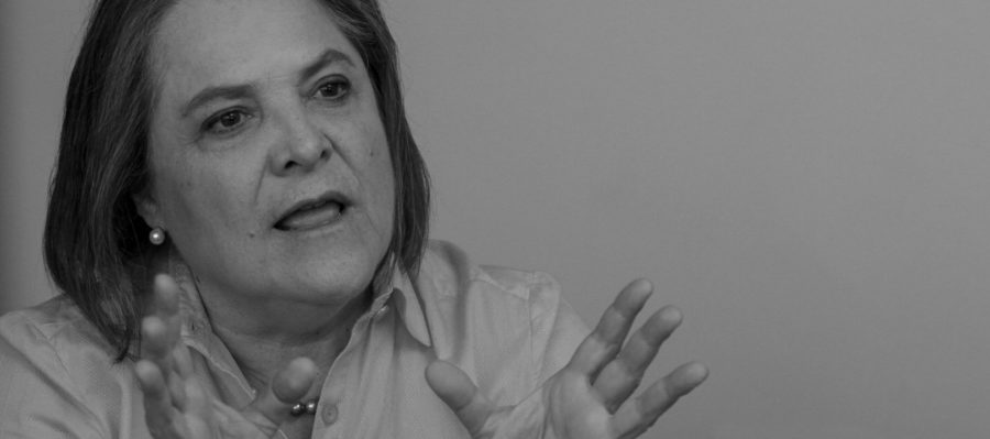 Mayo 09 de 2014.  Bogotá. Clara López Obregón, candidata presidencial por el Polo Demócratico.  (Colprensa - Mauricio Alvarado)