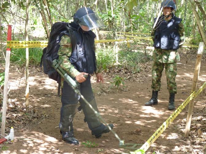 minas antipersonales en caldas